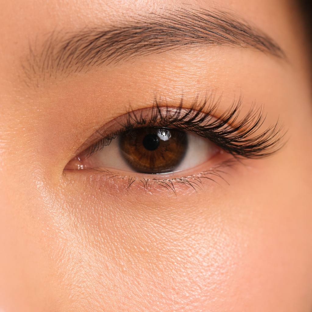 Lashes for Monolid Eyes